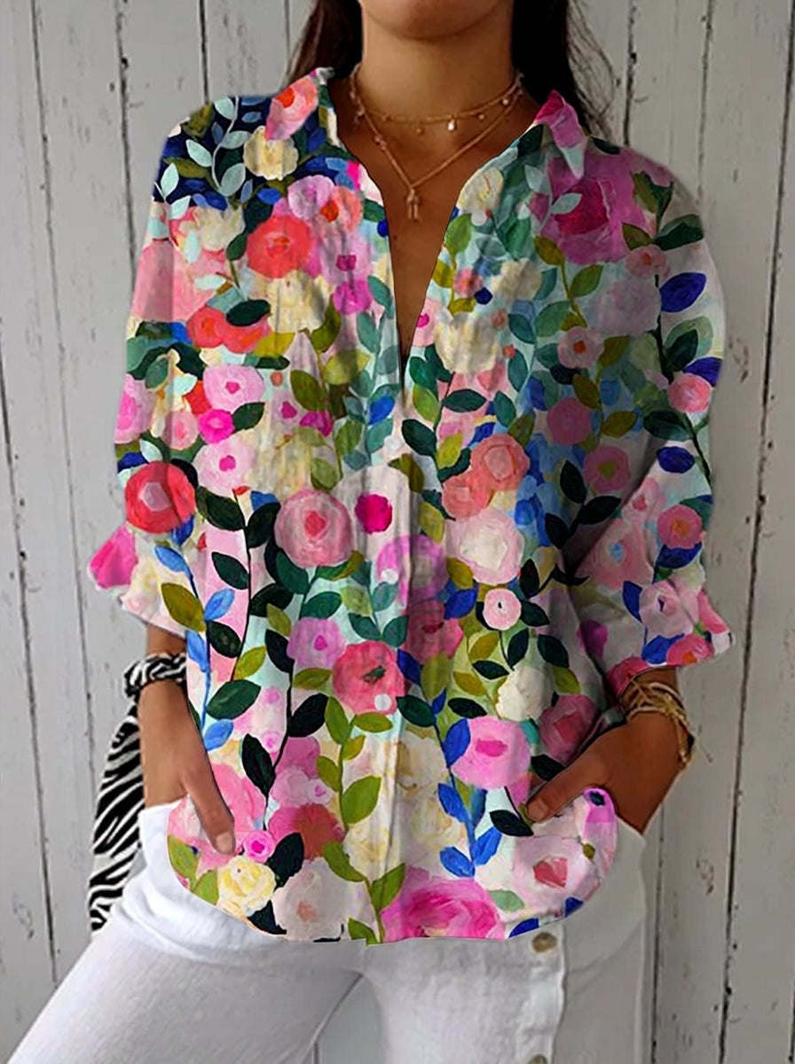 Prenda Frances – Floral Print Blouse