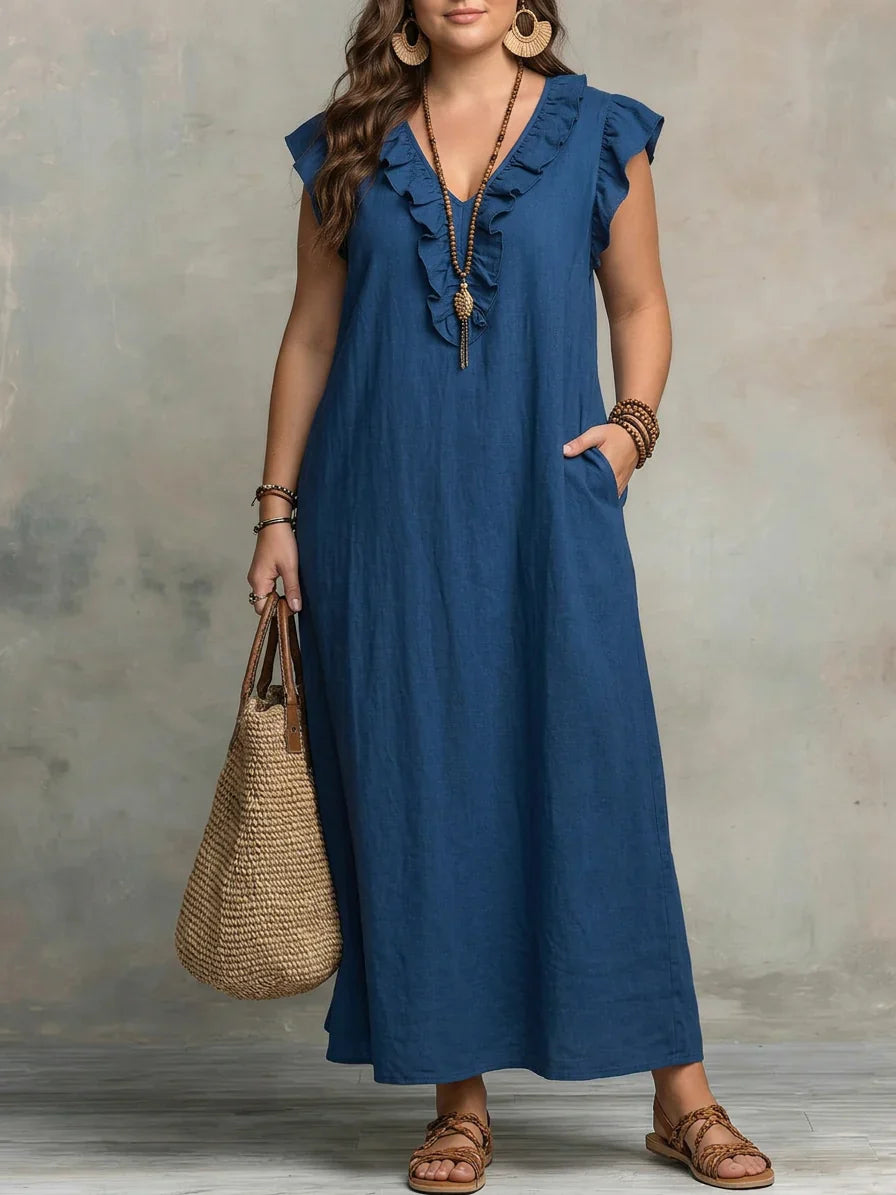 Sienna | Vestido Maxi Boho con Volantes
