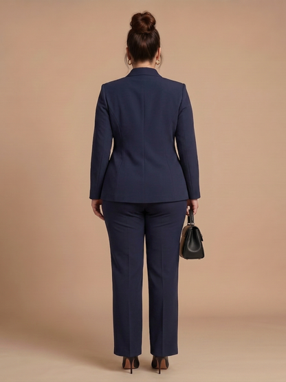 Delta | Traje Estructurado con Cuello Alzado