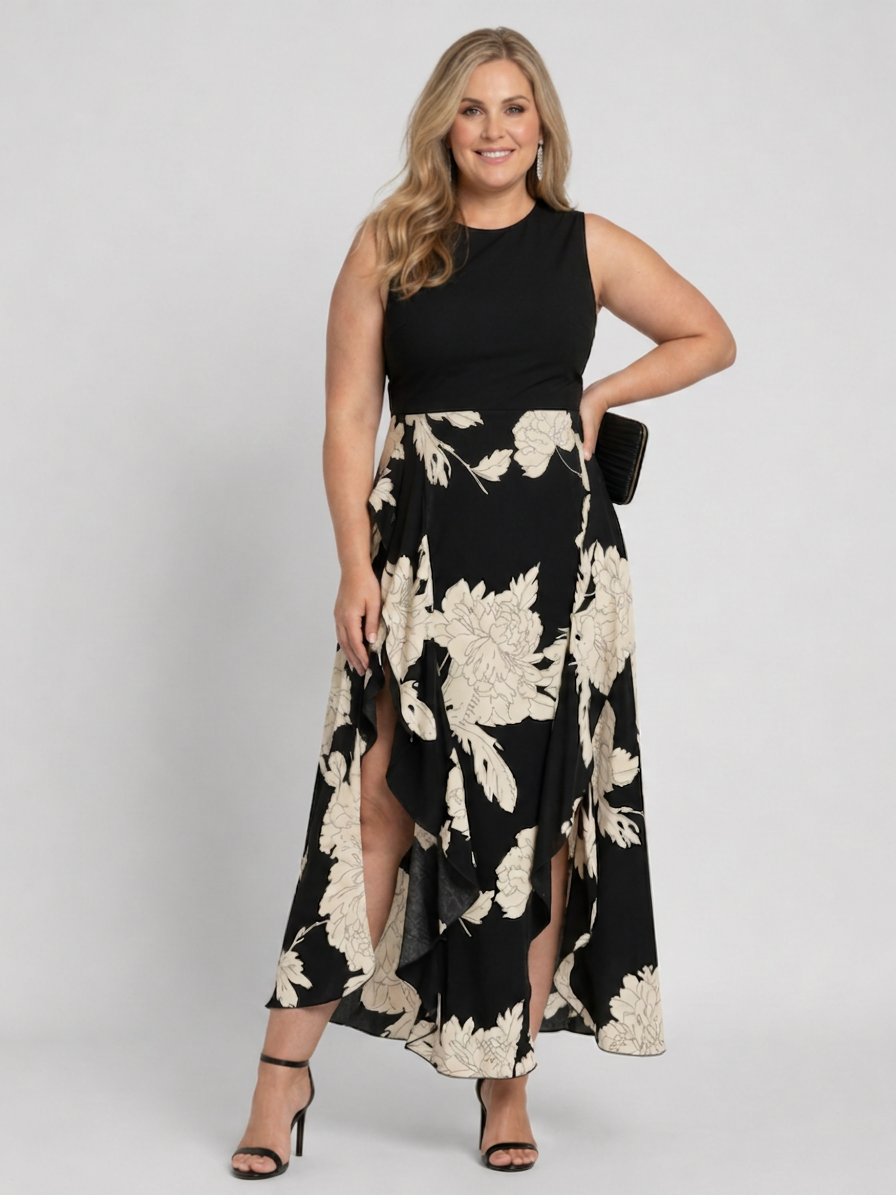 Vestido Midi Floral Klasen
