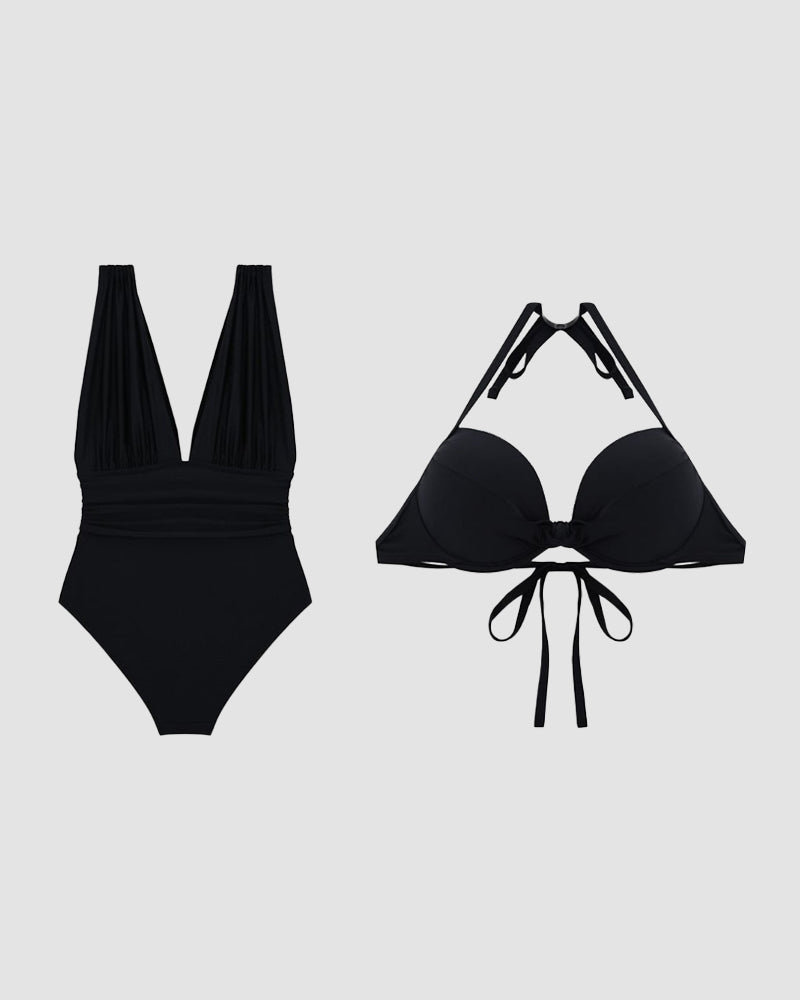 Karina | Bañador Reductor Escote V — Edición Verano