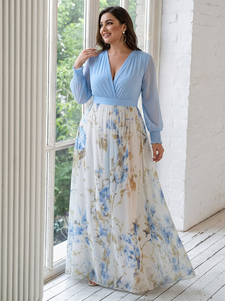 Harper | Precioso Vestido Maxi con Estampado Floral