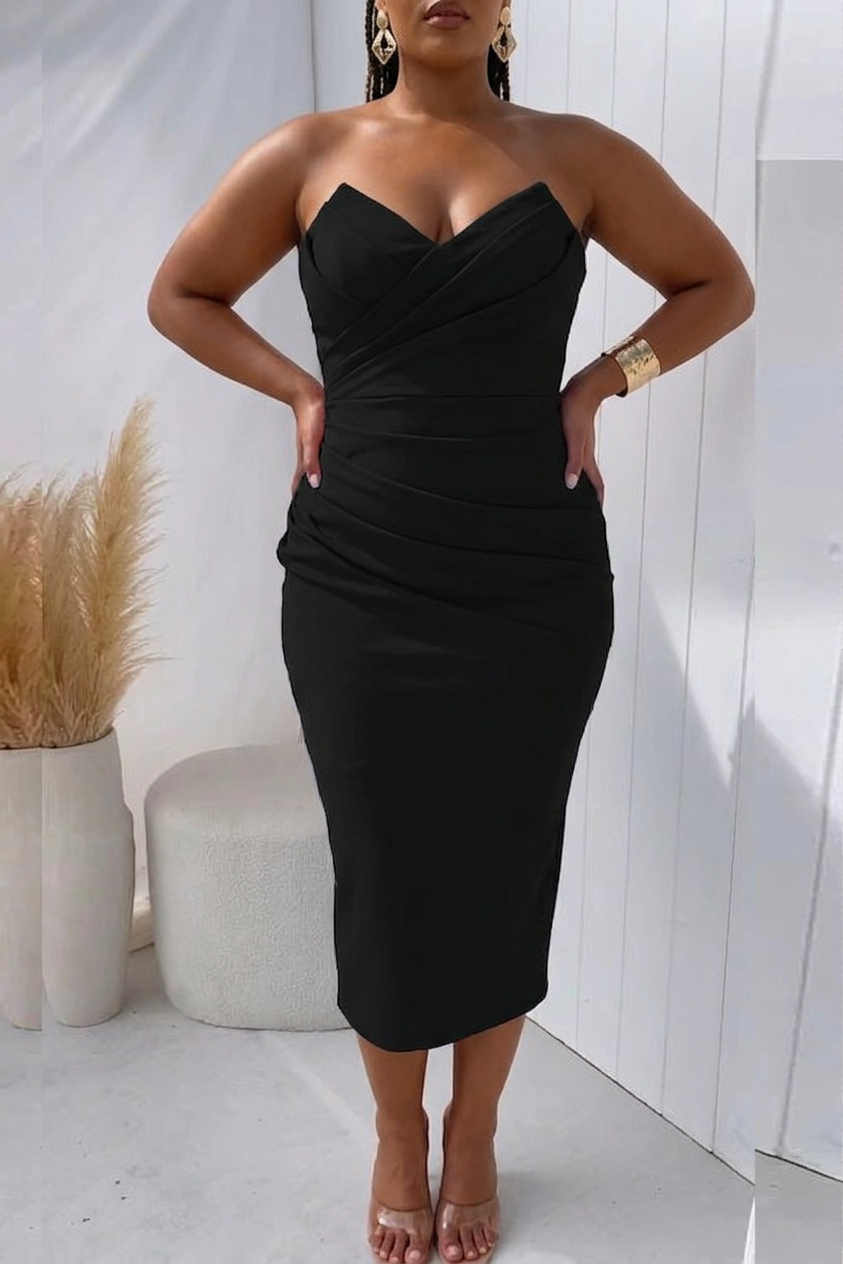 Juno | Vestido Drapeado Favorecedor
