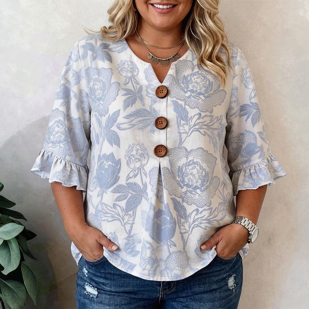 Aria | Blusa Floral Vintage