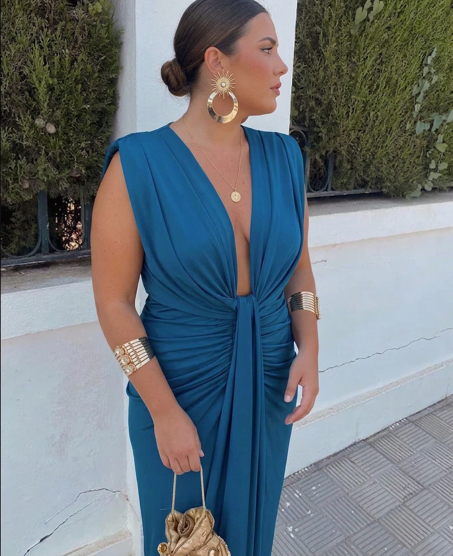 Lily | Vestido Elegante Plisado