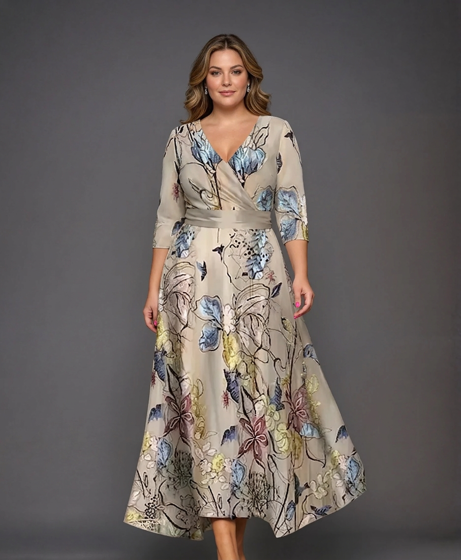 Ysa | Vestido Chic con Estampado Floral
