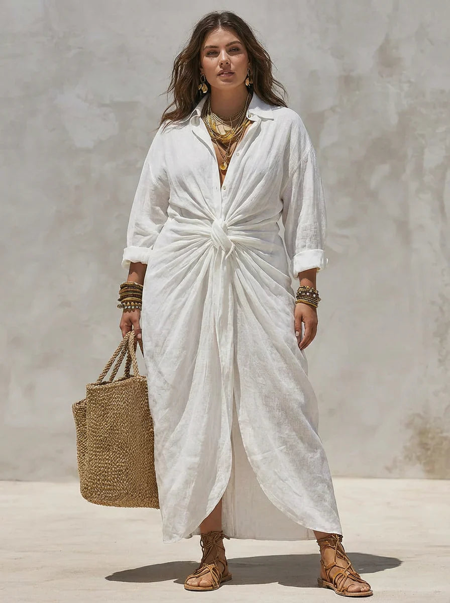 Aria | Vestido Maxi con Nudo