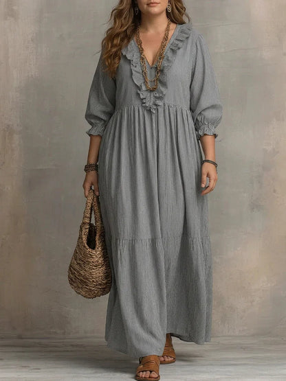Elowen | Vestido Maxi Boho Manga Larga