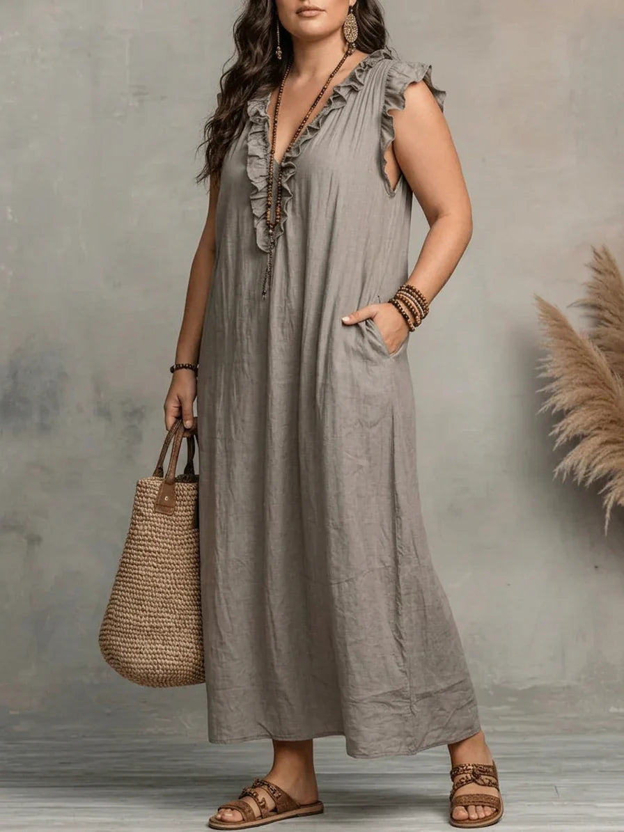 Sienna | Vestido Maxi Boho con Volantes