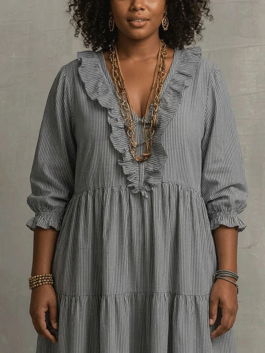 Elowen | Vestido Maxi Boho Manga Larga