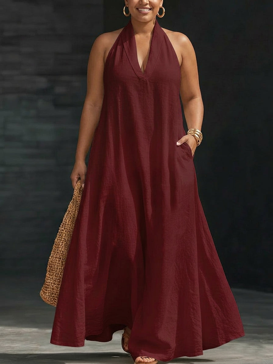 Aveline | Vestido Maxi Halter