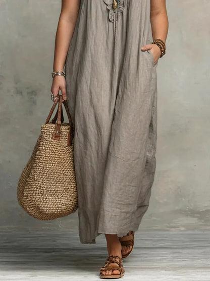 Sienna | Vestido Maxi Boho con Volantes