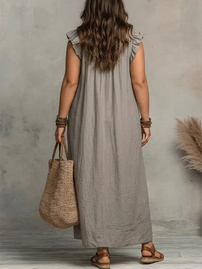 Sienna | Vestido Maxi Boho con Volantes