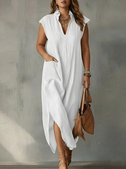 Elara | Vestido Maxi de Volantes Primaveral