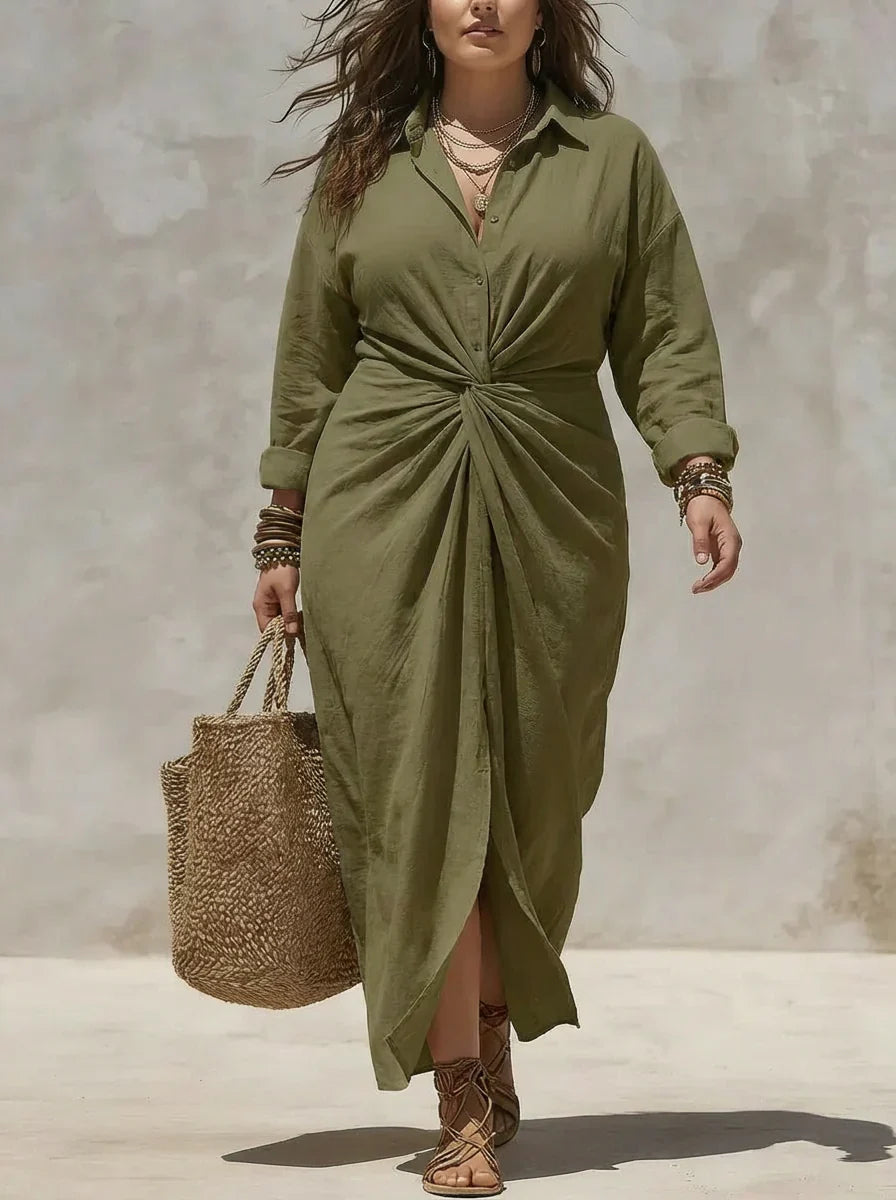 Aria | Vestido Maxi con Nudo