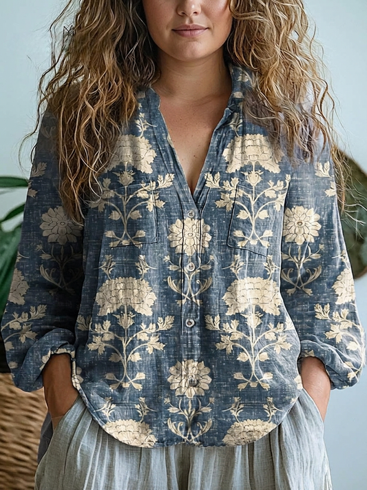 Camisa Floral Vintage Brenda