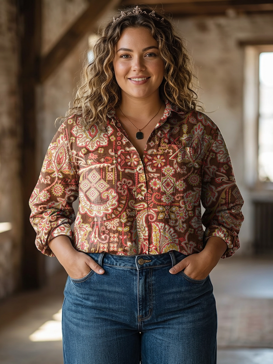 Prenda Floral Étnica Victoria